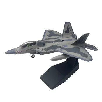 1:100 1/100 Masto F22 Slaptas Raptor Naikintuvas F-22 Plokštumos Diecast Metal Lėktuvo Gatavas Statinio Plokštumoje Modelis Žaislų Kolekcija Dovana
