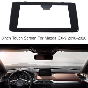 1 VNT 8Inch Jutiklinis Ekranas skaitmeninis keitiklis Juoda ABS Mazda CX-9 2016-2020 Stiklo Automobilio Radijo, GPS Navigacijos, Dalys TK49-61-1J0B