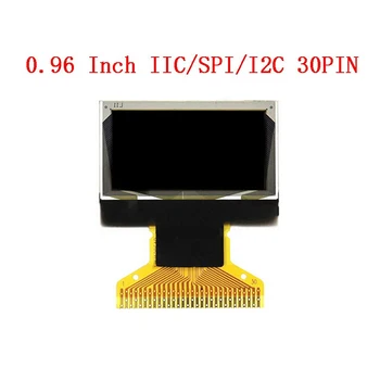 128*64 LCD Ekranas SSD1306 Vairuotojo 30PIN IIC/SPI/I2C Lygiagrečiai Uosto Lydmetalis Tipo Elektroninių Ekranų 0.96 Colių OLED Ekranas Modulis