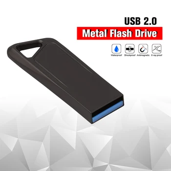 128GB Mini Vandeniui Didelės Spartos 64GB Nešiojamų Pilka Pen 32GB Flash Drive, Memory Stick Nemokama Logo Dovana