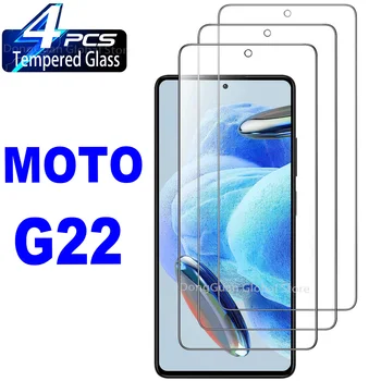 4Pcs Grūdintas Stiklas Motorola Moto G22 G52 G20 G30 G50 G31 G41 G32 G42 G71 G62 G82 5G G14 G54 G34 G84 Screen Protector Stiklo