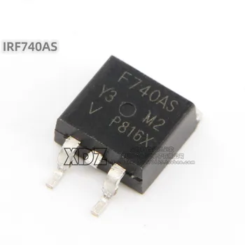 5vnt/daug IRF740AS F740AS IKI 263 pakuotės Originalios originali 400V 10A MOS lauko tranzistoriaus