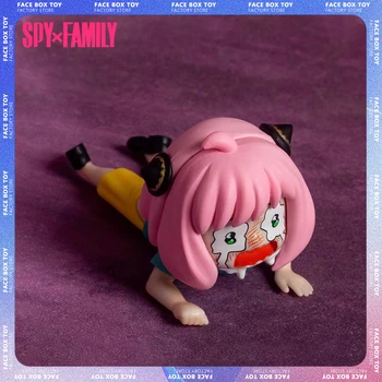 6cm Spy X Šeimos Anime Pav Ania Klastotojas Kawaii Duomenys Verkti, Ania Statulėlės Pvc Statula Lėlės Modelio Colectible Decora Žaislas Dovanos