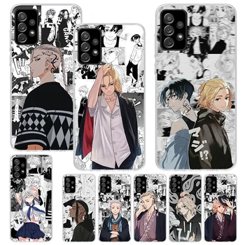 Anime Tokyo Revengers Spausdinti Soft Case for Samsung A50 A51 A21S A70 A71 Telefono Korpuso A31 A41 A10 A20E A30 A40 A6 A7 A8 A9 Modelis