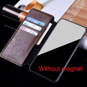 Atveju iPhone, 11 Pro Max SE 2020 6 6S Plius 7 8 X XS XR Aukštos kokybės PU oda Ne magnetas Piniginės odinis dangtelis su 3 kortelių lizdai