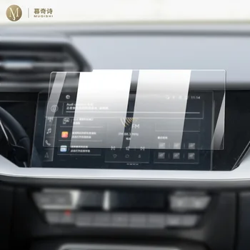Audi A3 2019-2023 Automobilio Interjero Centras konsolės ekrano užsklanda grūdinimo stiklo plėvelė Anti nulio LCD ekranas Anti mėlyna šviesa filmas