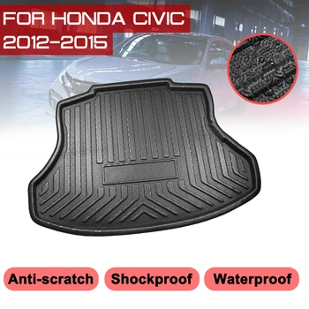 Automobilio Grindų Kilimėlio danga Honda Civic 2012 2013 2014 2015 Galiniai Kamieno Anti-purvo Dangtis