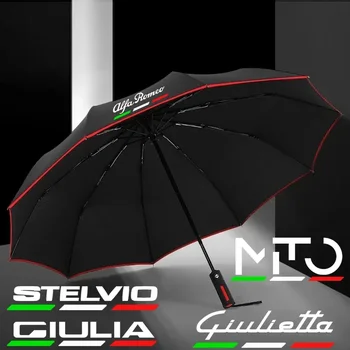 Automobilis Automatinė Lankstymo Vėjo skėtį nuo saulės Skėtis Alfa Romeo 147 156 159 Giulia Giulietta MITO Sportiva Stelivo Priedai