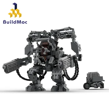 BuildMoc aukštųjų Technologijų Matricos APU Mūšis Matrixed Robotas Blokai Nustatyti Mecha Mašina Plytų Žaislas Vaikams, Gimtadienio, Kalėdų Dovana