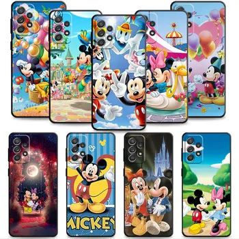 Disney Mickey Mouse Telefono Dėklas Samsung Galaxy A52 A53 A12 A32 A71 A33 A13 A51 A21s A23 A31 A22 A72 A73 A24 A41