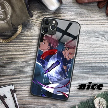 Džiudžiutsu Kaisen Anime Stiklo Minkštas Silikoninis Telefono dėklas SKIRTAS IPhone SE 6s 7 8 Plus X XR XS 11 12 Mini Pro Max Sumsung Padengti Shell