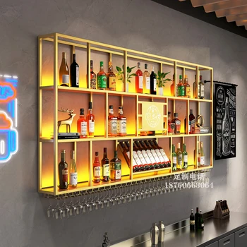 Europos Aukso Vyninės Virtuvėje Moderni Alus, Šampanas, Vynas Rack Storage Organizatorius Porta Bottiglia Vino Kambarį Apdaila