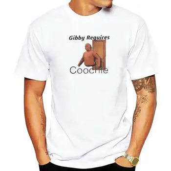 Gibby Reikia Coochie T Marškinėliai Vyrams Grynos Medvilnės Suvenyrinius Marškinėlius, O Kaklo Tees Trumpas Rankovės Drabužių, Dovanų Idėjos