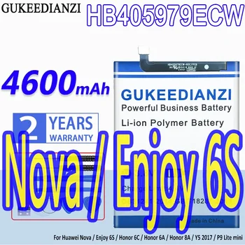 GUKEEDIANZI Baterija HB405979ECW 4600mAh Už Huawei Honor 8A/Y5 2017/P9 Lite mini