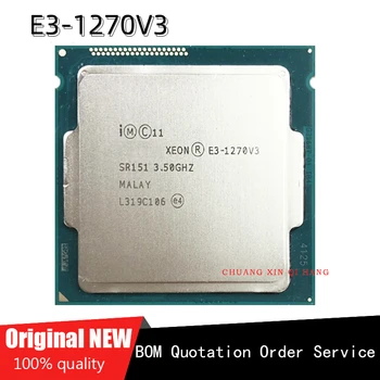 Intel E3-1270V3 3.7 GHz Quad-Core Aštuonių Siūlų CPU Procesoriaus L2=1M L3=8M 82W LGA 1150 E3 1270 V3 Originalas