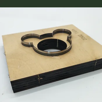 Japonijos Plieno Ašmenys Mediniai Mirti Pelės Odos Amatų Smūgis Ranka Įrankis Supjaustyti Peiliu Pelėsių Siuvimo Reikmenys 80mm