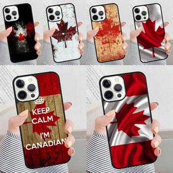 Kanada Kanados Vėliavą, telefono dėklas Skirtas iPhone 11 12 13 14 15 Pro Max Galinio Dangtelio Apple XS Max XR 7 8 Plius SE2020