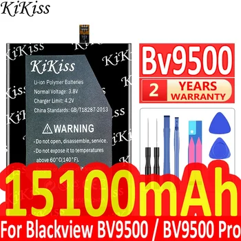  KiKiss 15100mAh BV 9500 Baterija Blackview BV9500 / BV9500 Pro BV9500Pro MT6763T 536380 Telefono Baterijos