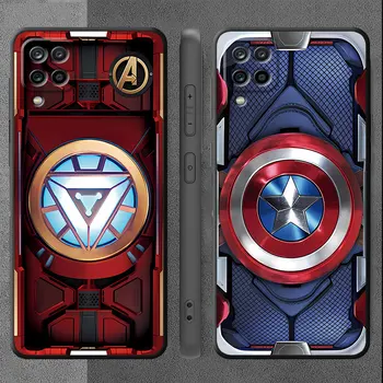 Marvel super hero Juodas Minkštas Viršelis Maišelį, Telefono dėklas, skirtas Samsung Galaxy A13 A52s A53 A23 A34 A24 A33 A14 A04 A04e A04s A72 A54