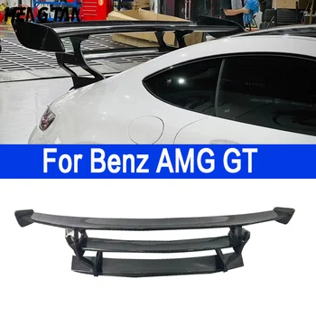 Mercedes Benz AMG GT GTS Aukštos kokybės Anglies Pluošto Uodegos pelekai Galiniai Kamieno Spoileris Vadovas Sparnas, Galinis Sparnas, Automobilio bagažo skyriaus Nukreipimo