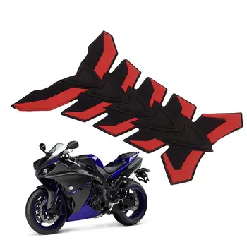 Motociklo Bakas Trinkelėmis Motoroleris 3D Fishbone Modelis Apsaugos lipdukas, Decal, Universalus Dekoratyviniai Lipdukai Motociklų Bako Padas