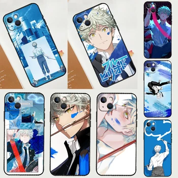 Mėlyna laikotarpis Anime Telefono dėklas Skirtas iPhone 11 12 13 14 15 Pro Max Galinį Dangtelį 