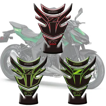 Naujų Motociklų Dujų Bžūp Kuro 3D Bakas Trinkelėmis Lipdukas Apsaugos Žuvų Kaulų Įklija, Kawasaki Z1000 2010 11 12 13