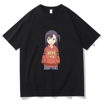 Ne Ne Biyori T Marškinėliai MOTERIMS Miyauchi Hikage Hehexd Japonų Anime marškinėliai 100% Medvilnė, Juokinga Šypsena Tshirts Vasaros Trumpas Rankovės