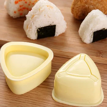 Plastikiniai Suši Pelėsių Trikampio Ryžių Kamuolys Maisto Paspauskite Suši Maker Pelėsių, Maisto Klasės Japonų Virtuvę Bento Priedai, Įrankiai