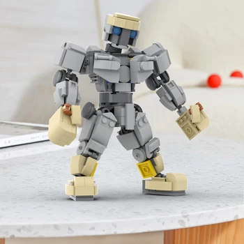 Real Steel Atom Treniruotės Bot Modelio Robotas Mech Kariai 370 Vienetų Blokai Žaislai Kostiumas Vaikams Gimtadienio Dovana