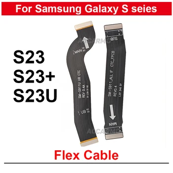 Samsung Galaxy S23 Plus Ultra S911 S916 S918 s23+ LCD Ryšio Mainboard Pagrindinis Flex Kabelis Signalas Flex atsarginės Dalys