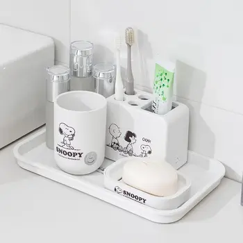 Snoopy vonios kambarys organizatorius dantų šepetėlį turėtojas, sienos, vonios reikmenys baños para baño dantų šepetėlį saugojimas