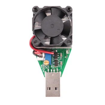 USB 15W Akumuliatoriaus išsikrovimas Talpa Testeris Reguliuojamas Elektroninis Apkrovos Rezistorius 3.7-13V Įtampos Priedai