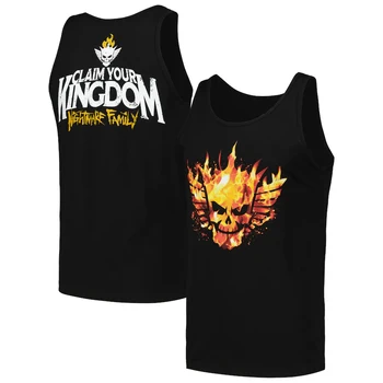 Vyriški Juodos Cody Rhodes Reikalauti Savo Karalystės Bako Viršuje Vasaros Mados Paneigti, Uncrowned Logotipą, Sporto Vyrų apatiniai Marškiniai