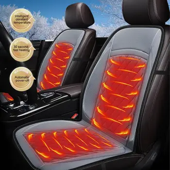 Šildomos Automobilių Sėdynės Padengti 12V Automobilių Sėdynės Pagalvėlės Patogus Universalus Šildomos Automobilių Sėdynės Raštas Žiemos Priedai